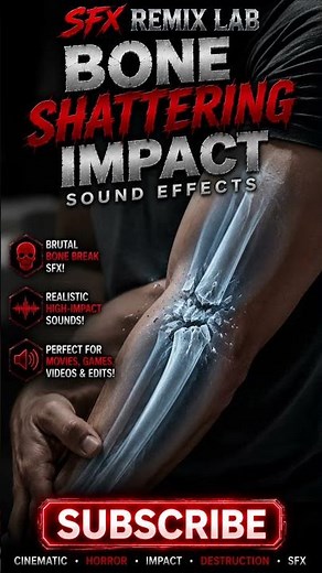 Bone Shattering Impact Sound Effects | Brutal Bone Break SFX