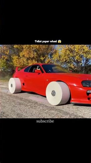 Testing Toilet Paper Wheels on a Sports Car!”