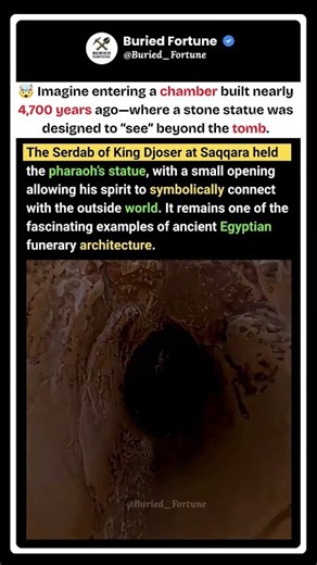 The Hidden Chamber Inside Egypt’s Step Pyramid 🤯 #shorts #viral #history #trending #history #facts