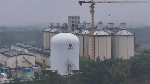 China completes first large-capacity inflatable grain silo