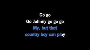 Karaoke Johnny B Goode (live) - The Beatles - CDG, MP4, KFN - Karaoke Version