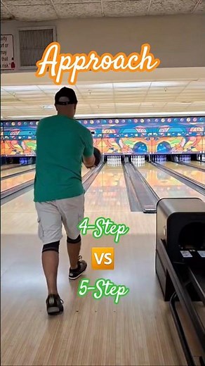 4-Step vs 5-Step Bowling Approach 🤔🎳