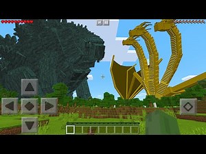 I Found KING GHIDORAH vs GODZILLA EARTH in Minecraft Pocket Edition...