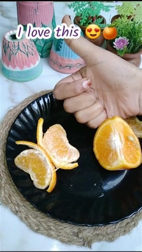 OMG 😳🍊🤩I love this ✨ #shorts ORANGE 🍊 Butterfly 🍊+🦋