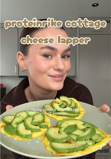 Proteinrike Cottage Cheese Lapper Laget Av Emilie