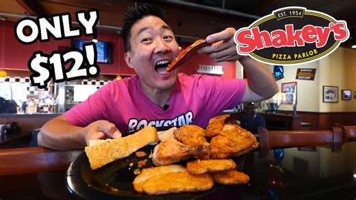 $11.99 all you can eat fried chicken and pizza at Shakey's buffet!