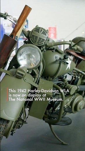 1942 Harley-Davidson WLA #history #wwii