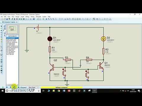 simulation d'un multivibrateur bistable à transistors - électronique analogique non linéaire