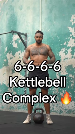 Julian “JT” Turner | Kettlebell Training on Instagram: "SAVE 🔥⁣ ⁣ 6–6–6–6 Lone Wolf Complex 🐺⁣ ⁣ 🔥 Back-to-Forward Traveling Swings⁣ 🔥 Goblet Cleans⁣ 🔥 Goblet Squats⁣ 🔥 Row → Push-Up on Bell⁣ 🔁 Rest & Repeat⁣ ⁣ I love all styles of kettlebell training. I believe ⁣ there’s value in everything when it’s intentional and aligned with your goals.⁣ ⁣ When it comes to building real muscle and losing body fat, it can be very simple:⁣ heavy kettlebells, strong movements, and time spent under tensi