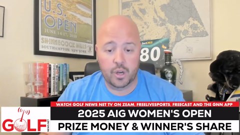 The 2025 AIG Women's British Open winner's share is a major check