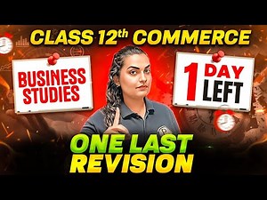 Business Studies एक आखिरी REVISION 💯 Class 12th Boards 📖