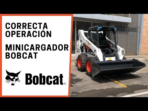 CORRECTA OPERACION DE MINICARGADOR BOBCAT