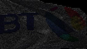 BT Group Logo on Waving Digital Flag. Editorial Looping Animation Stock Footage - Video of business, online: 204984944