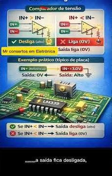 Como testar LM339 com placa ligada.