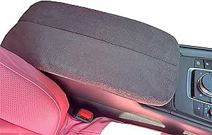 Car Console Covers Plus Made in USA Designed for The Center Console of The Mazda CX50 CX70 CX90 with Split Console Pair of Fleece Auto Armrest Covers Dark Gray