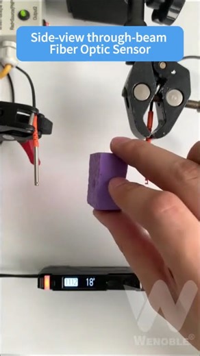 Side-view Through-beam Fiber Optic Amplifier