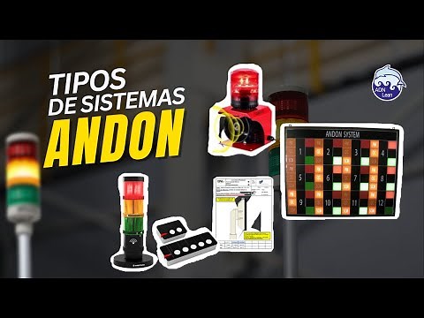 Tipos de Sistemas Andon | Alarmas | Tablero de información | Lámpara de colores +