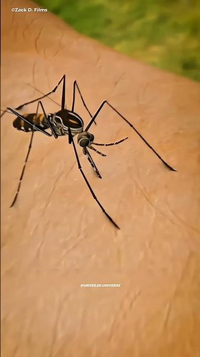 How Mosquito bite humans #science #sciencefacts