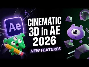 Create CINEMATIC 3D in After Effects 2026 (New Features!)