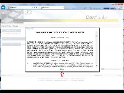 Corrlinks Video Service #1 Installation