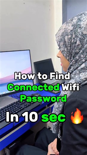 Mehboob Rajput on Instagram: "How to Find Password of Connected Wi-Fi 🛜 #computer #wifi #wifipassword #viral #excel #msoffice #tricks #trending #trendingnow #trendingvideos #facebook #followers #instagram #instagood #fyp"