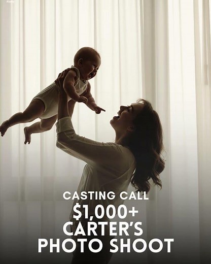 👶 $1,000+ Carter’s Photo Shoot Casting Call for Babies