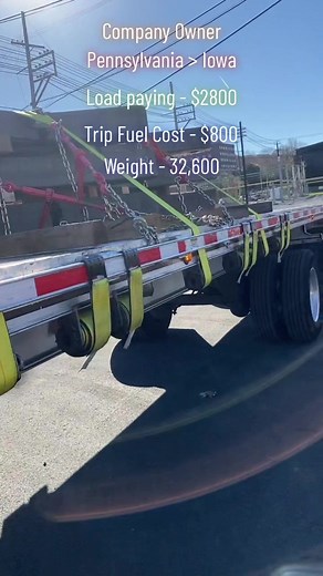 Let’s run this 1,000 mile trip to Iowa #trucking #truckinglife #owneroperator #flatbed #loads #fyp #truckinwitbreezy