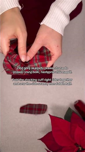 FREE Sewing Pattern | Sewing a Christmas Stocking Step by Step🎄 #sewing #sewingtutorial #sewingtips