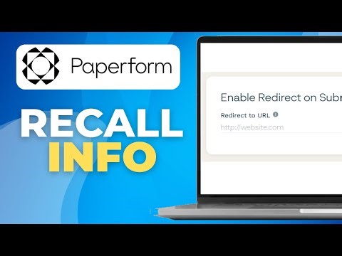 How To Recall Information In Paperform
