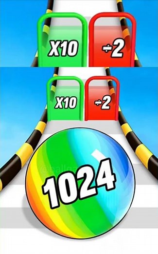 Perfect Number Merge 😌🔢 | Ball Number Merge Games 3D #shorts