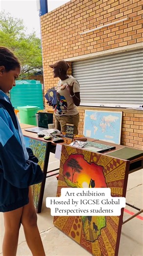 🎨 IGCSE Global Perspectives Art Exhibition – A Celebration of Creativity! 🎭📸📚 On Tuesday, 17th February, our IGCSE Global Perspectives students hosted a highly successful Art Exhibition in the school hall as part of their Team Project. Their main objective was to open up a world of art to fellow students — and they truly achieved just that! We were privileged to welcome a variety of talented artists from the Maun community, each showcasing their unique creative disciplines: • Didi & Matt Bio