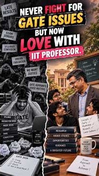 NEVER FIGHT FOR GATE ISSUES BUT NOW LOVE WITH IIT PROFESSOR. #gateacademy