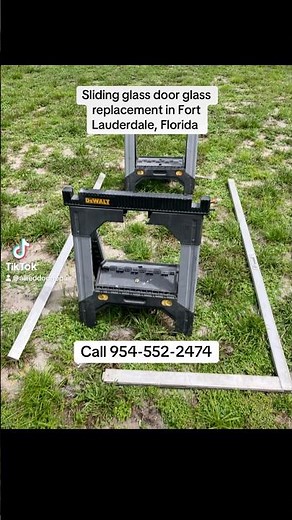 Sliding glass door glass replacement in Fort Lauderdale, Fl.