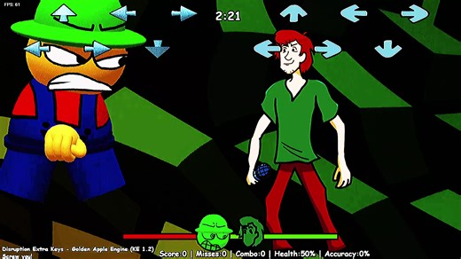 FNF: Golden Apple with Shaggy and Dave and Bambi Mod