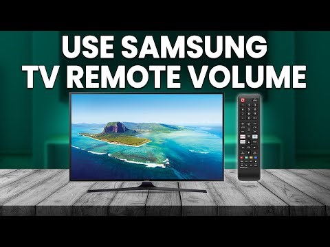 How To Use Samsung TV Remote Volume (How To Change/Adjust Samsung TV Volume Using Remote)
