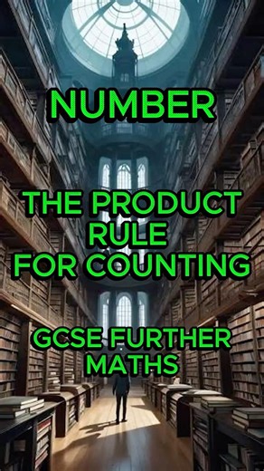 Product Rule (Counting) | GCSE Further Maths #gcsemaths #exam #numbers #countingnumbers