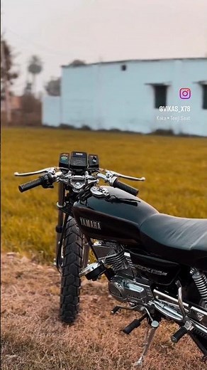 RX 100 Yamaha bike black colourful customise Vijay bike modified