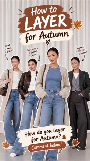 How to Layer for Autumn 🍂 | Easy Fall Outfit Ideas & Styling Tips #fashion #shorts #fyp