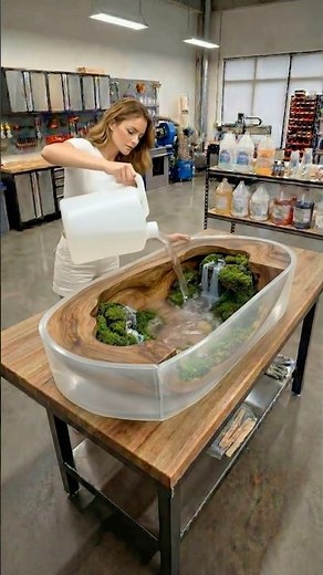 Creating a Stunning $1,500 Epoxy Resin Ocean Table