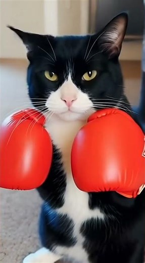 Boxing Cat With SHOCKING Skills?! 5-Second KO 🥊😼