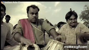 Center Fruit Ads - Tabla Competition | Classic Ads | Indian Ads Company on Make a GIF