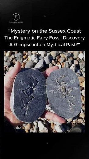 "Mystery on the Sussex Coast: The Enigmatic Fairy Fossil Discovery – A Glimpse into a Mythical Past?