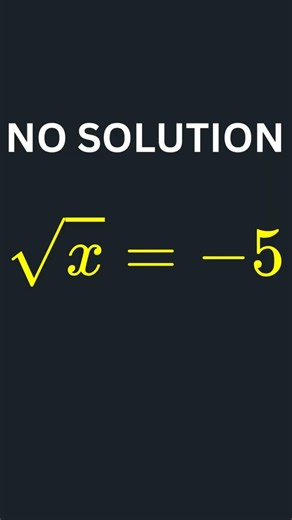 The "Impossible" Math Question! 🛑 | ✓x = -5