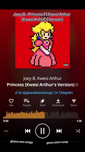 Joey B - Princess Ft Kwesi Arthur (Kwesi Arthur’s Version) ghana latest songs ghana new songs ghanalatestsongs