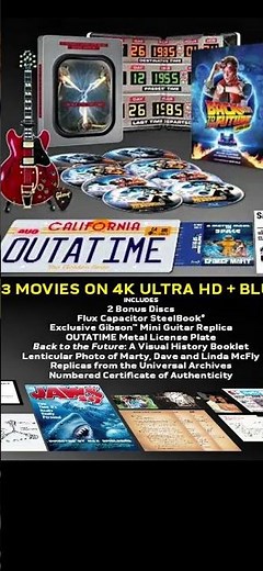 Back To The Future 40th Anniversary 4k Box Set