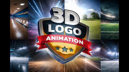 3D logo animation