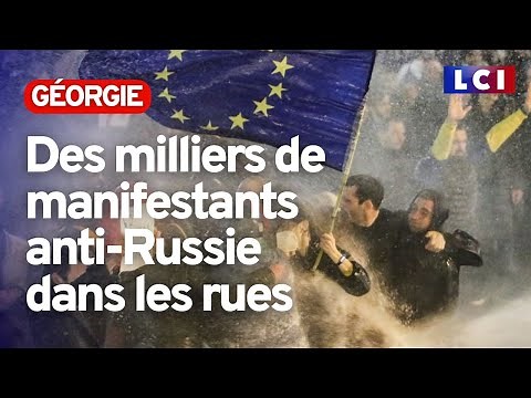 Géorgie : pourquoi une foule se dresse contre un projet de loi sur les "agents de l'étranger" ?