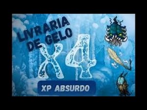 TIBIA - ICE LIBRARY (Livraria de gelo) X4 - 7.3KK NA RAW HUNT ABSURDA