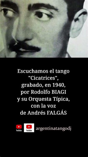 Rodolfo BIAGI & Andrés FALGÁS: Cicatrices (TANGO) #tango #tangoargentino #milonga