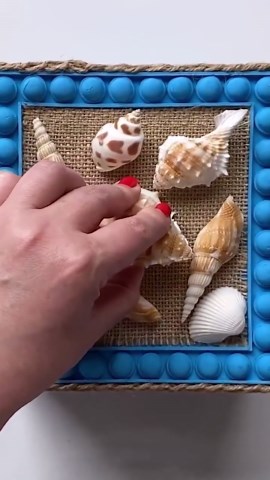 DIY Beautiful box made of cardboard and jute